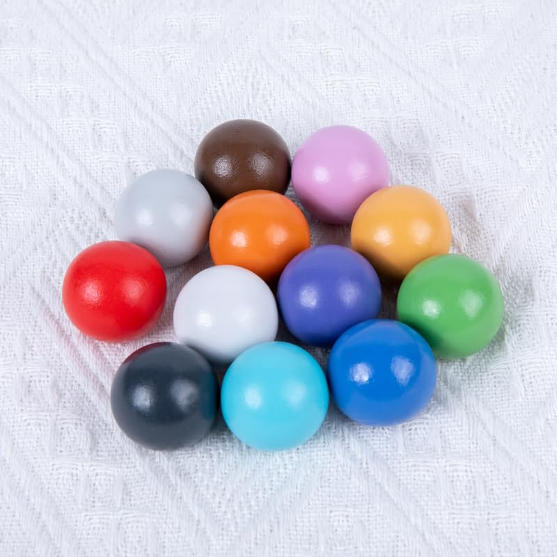 KidMigo Montessori Spielzeug 2 Jahre, Holz Sortier Stapelspielzeug, Montessori Spielzeug Baby, Sensorik Spielzeug & Lernspielzeug für Vorschule für Farbsortierung und Zählen, Geschenk für 2 3 4 Jahre