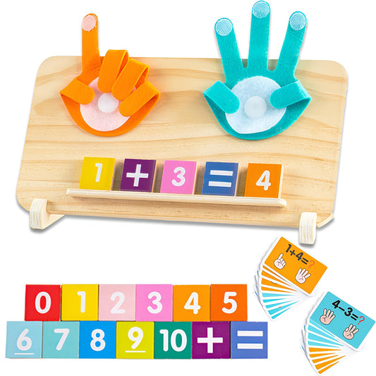 DQMOON Spielzeug ab 4 Jahre, Montessori Spielzeug ab 4 5 6 Jahre Zahlen Lernspiele Pädagogisch Wertvoll Mathe Lernspielzeug, Sensorik Kinderspielzeug Geburtstag Geschenke für Vorschule Jungen Mädchen